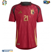 Moški Nogometni dresi Belgija Timothy Castagne #21 Domači EP 2024 Kratek Rokav